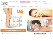 Tablet Screenshot of farmonaprofessional.pl